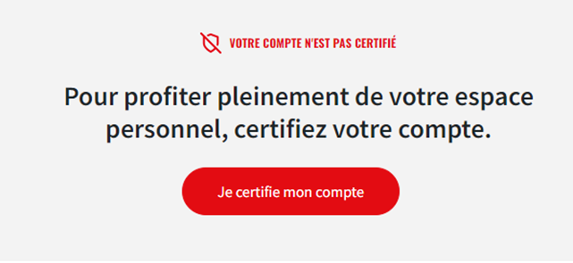 Je souhaite certifier mon compte / Je rencontre des problèmes avec la  certification de mon compte – Centre d'aide